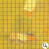 Öl auf Holz, Eisengitter 50 x 160 cm